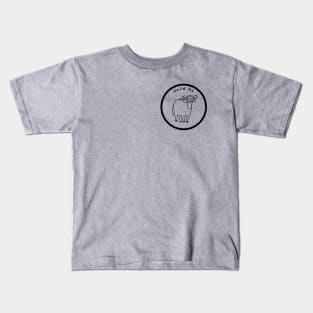 Small Ox Circle Outline for Year of the Ox 2021 Kids T-Shirt